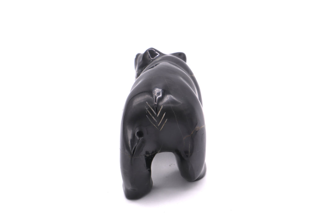 Septarian Bear Carving