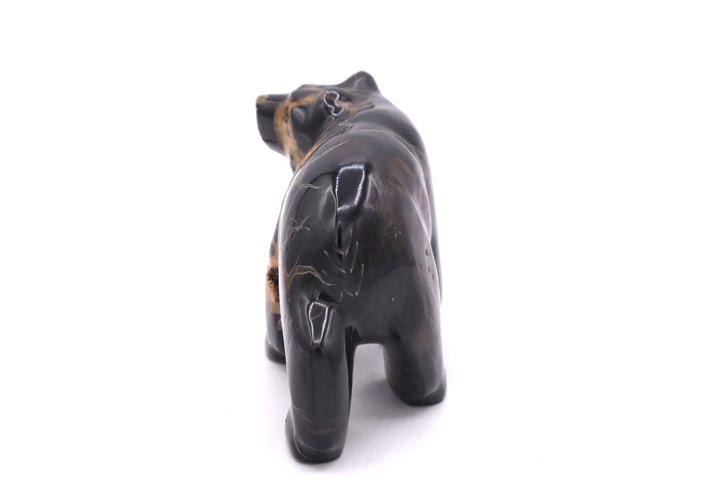Septarian Bear Carving
