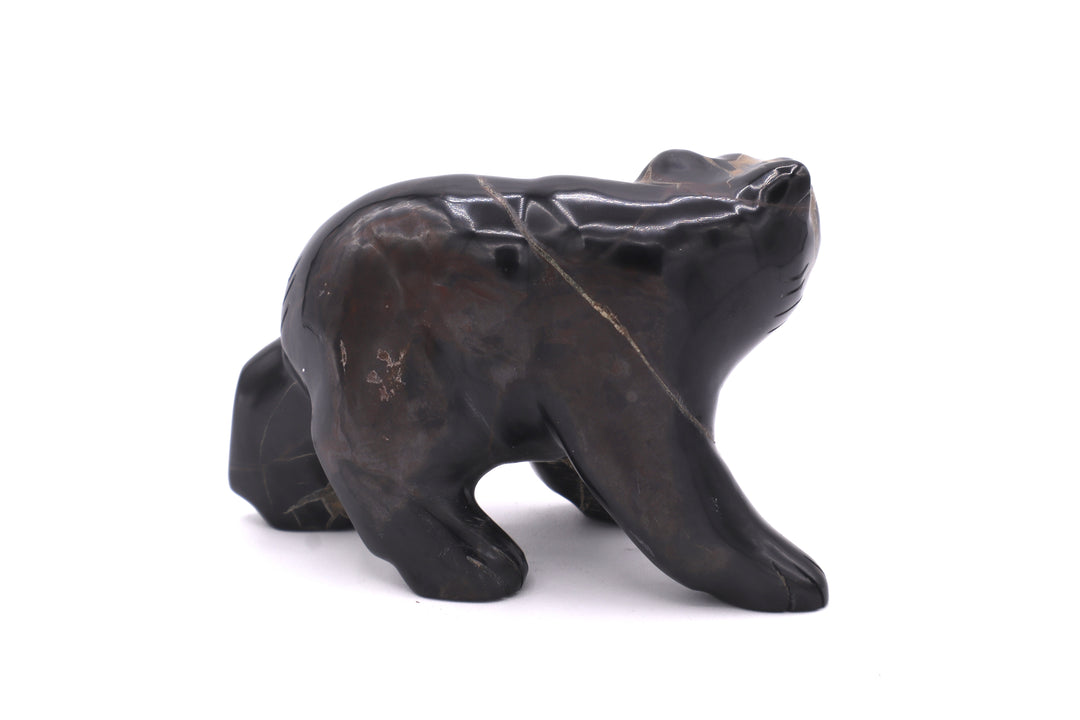 Septarian Bear Carving