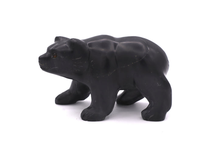 Black Onyx Bear Carving
