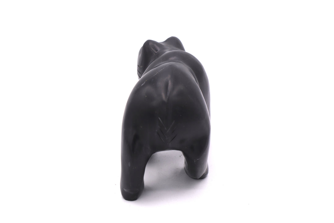 Black Onyx Bear Carving