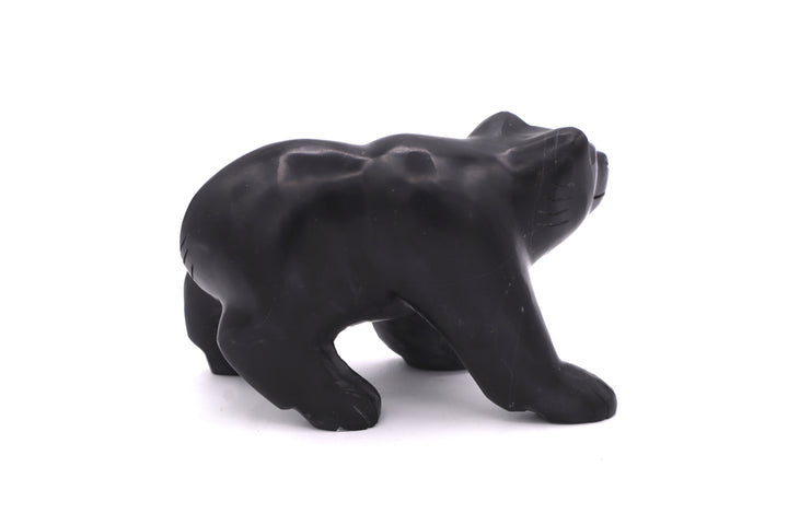 Black Onyx Bear Carving