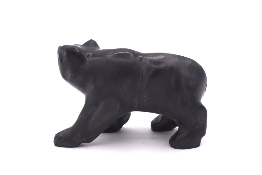 Black Onyx Bear Carving