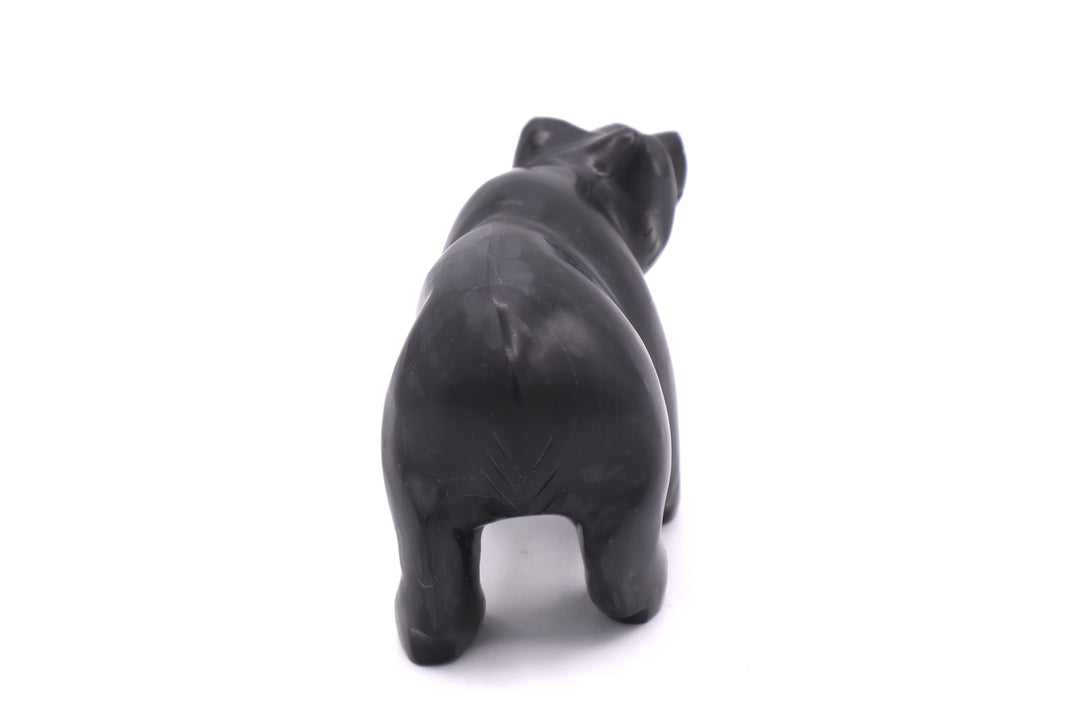 Black Onyx Bear Carving