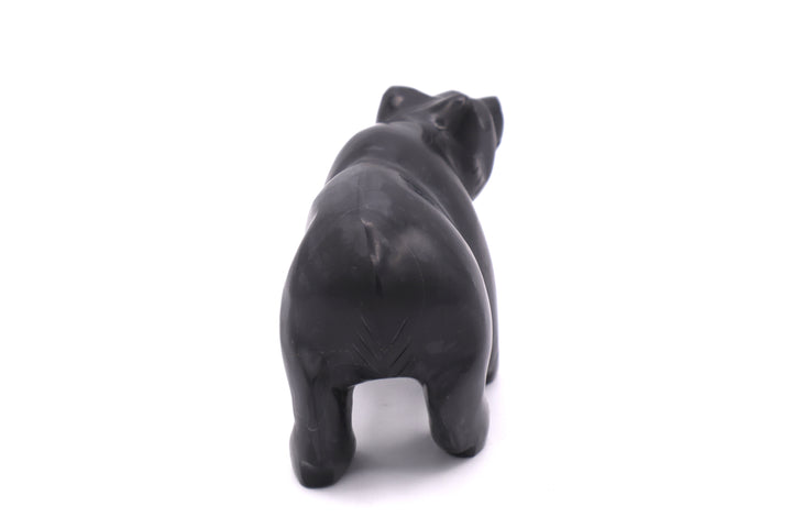 Black Onyx Bear Carving