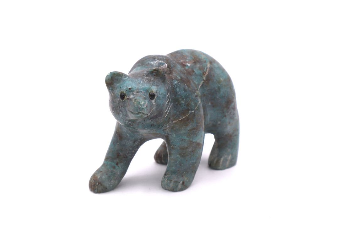 Turquoise Bear Carving