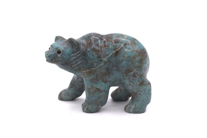 Turquoise Bear Carving