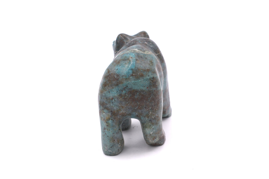 Turquoise Bear Carving