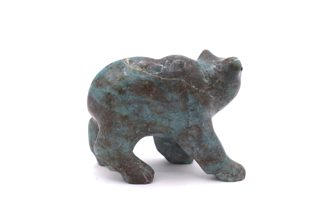 Turquoise Bear Carving