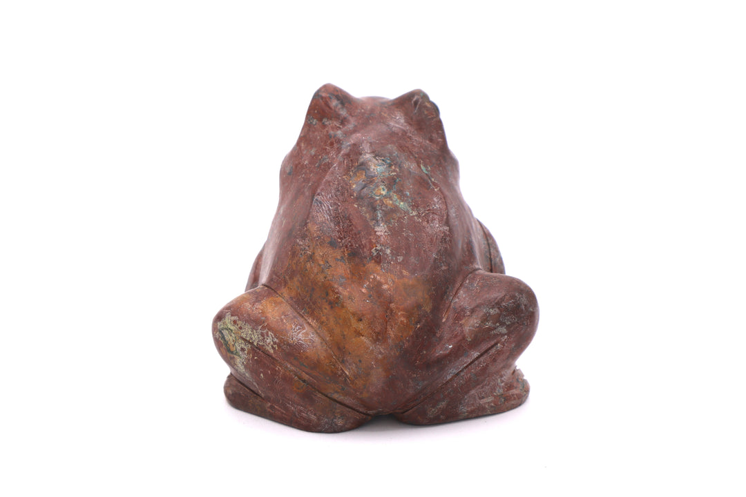 Chrysocolla Frog Carving