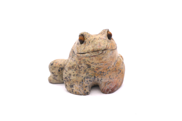 Turquoise Frog Carving