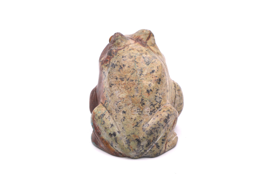 Turquoise Frog Carving