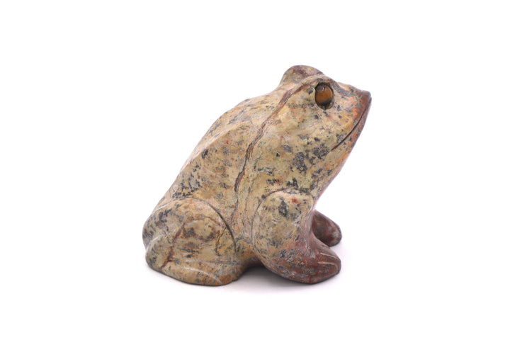 Turquoise Frog Carving