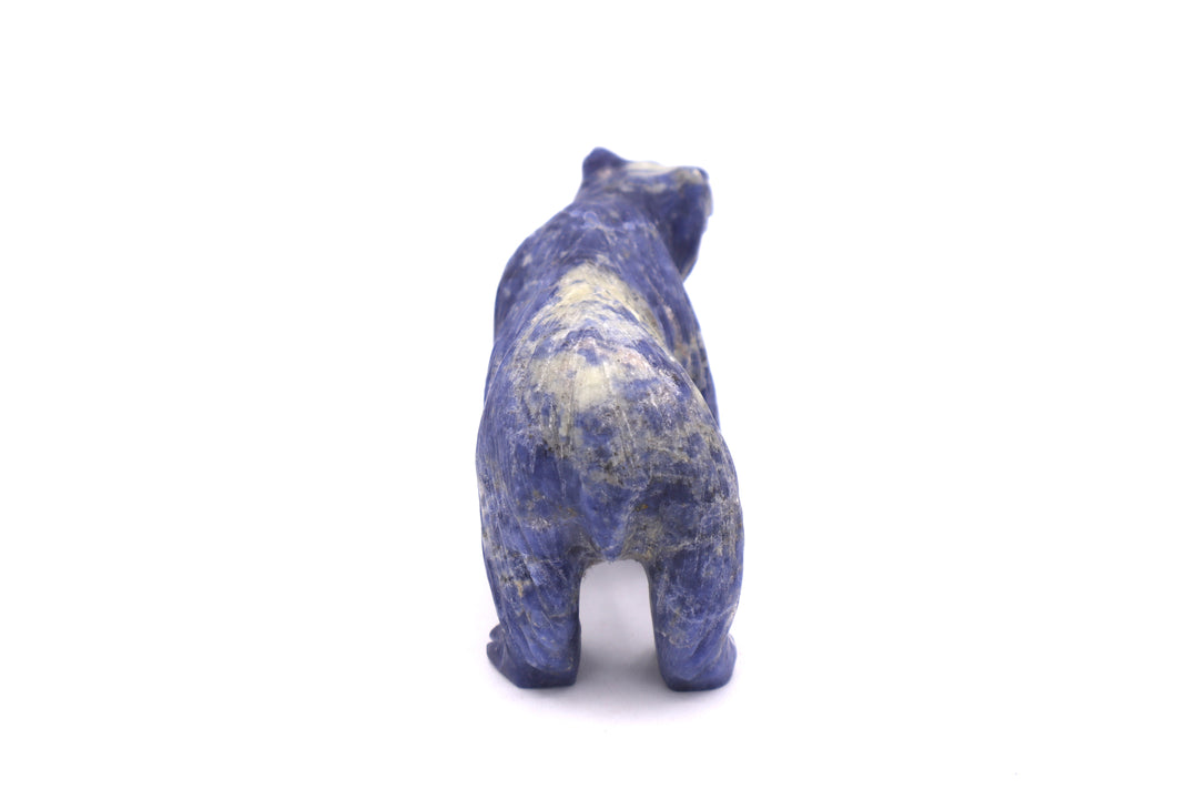 Sodalite Bear Carving