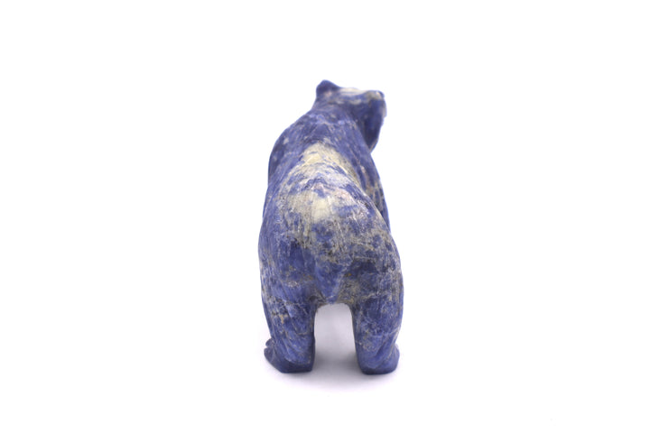Sodalite Bear Carving