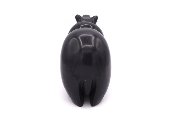 Black Onyx Bear Carving