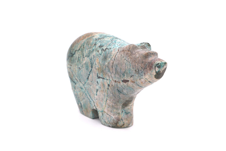 Turquoise Bear Carving