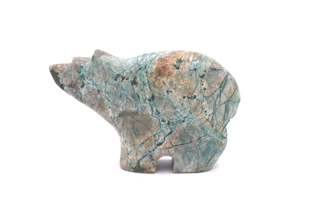 Turquoise Bear Carving