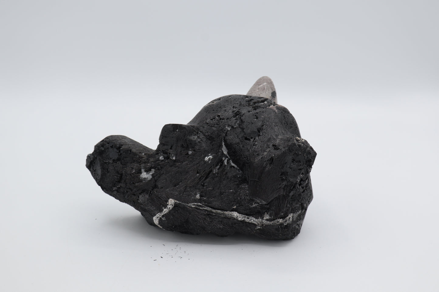 Black Tourmaline Bear Head Carving