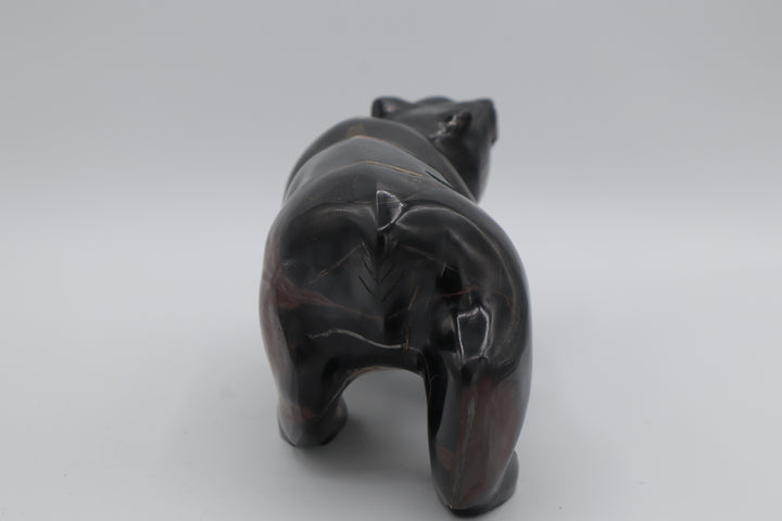 Septarian Bear Carving