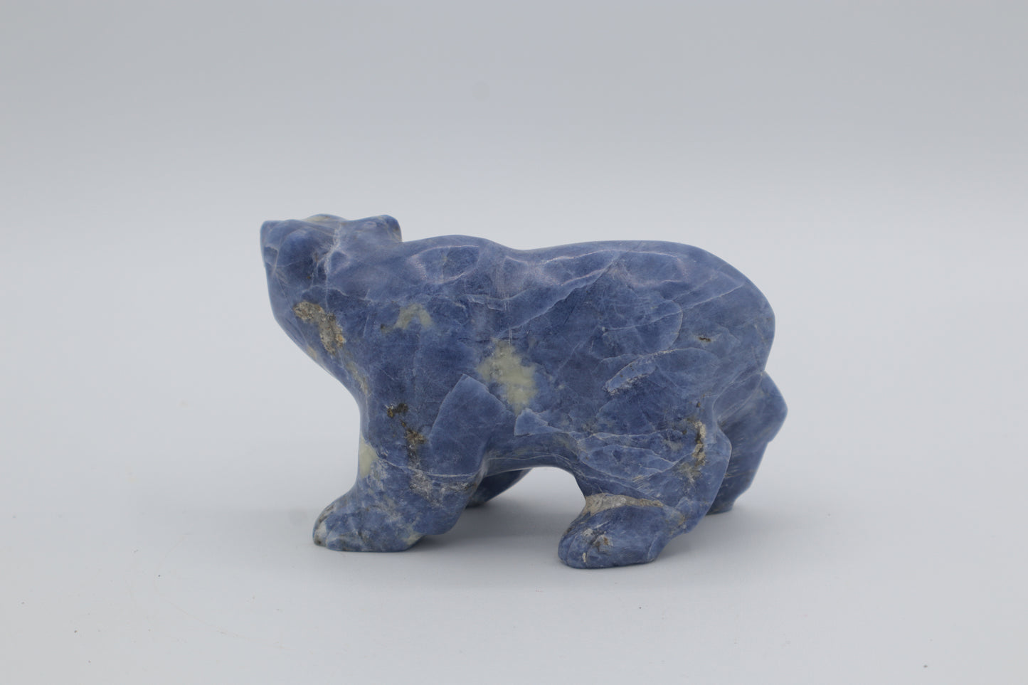 Sodalite Bear Carving