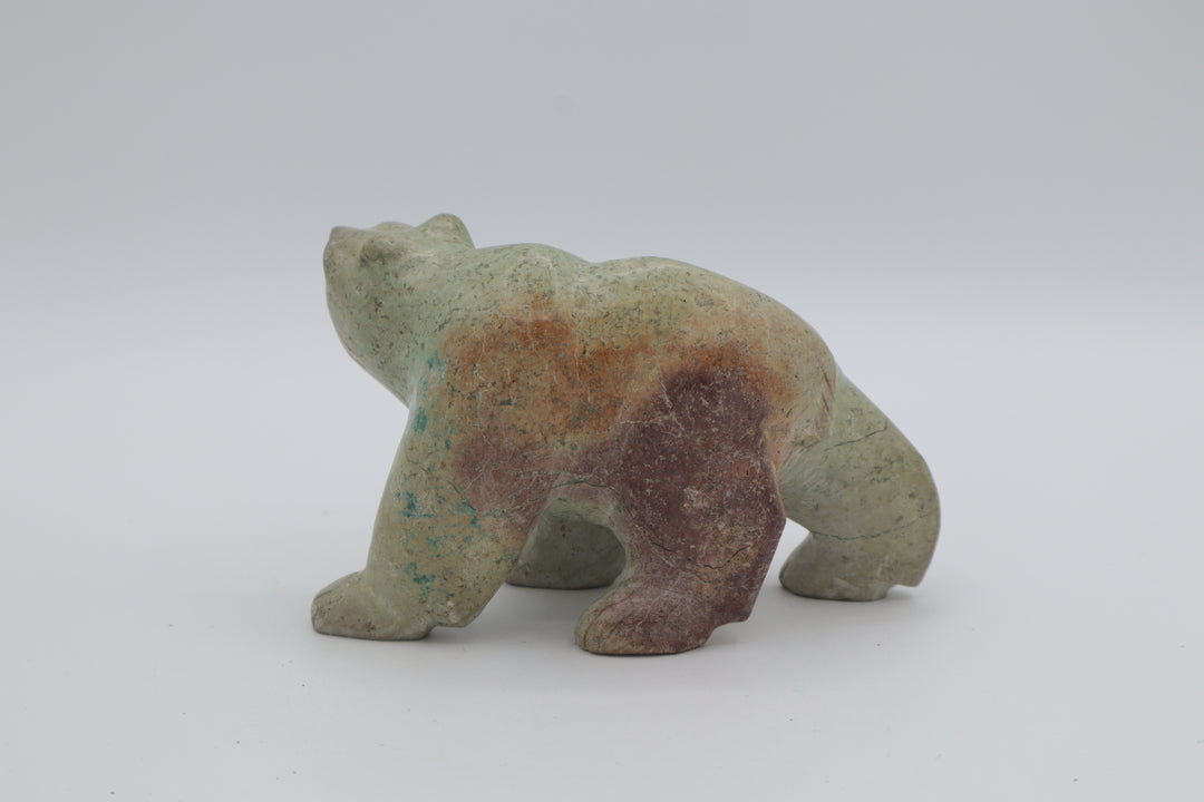Turquoise Bear Carving