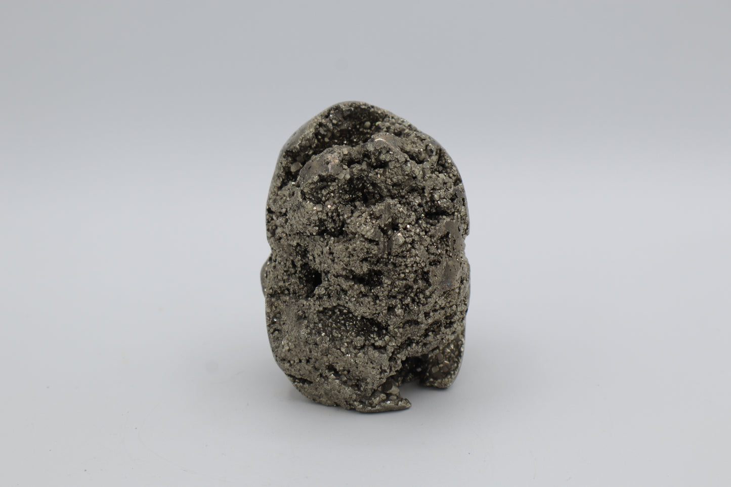 Pyrite Skull Carving