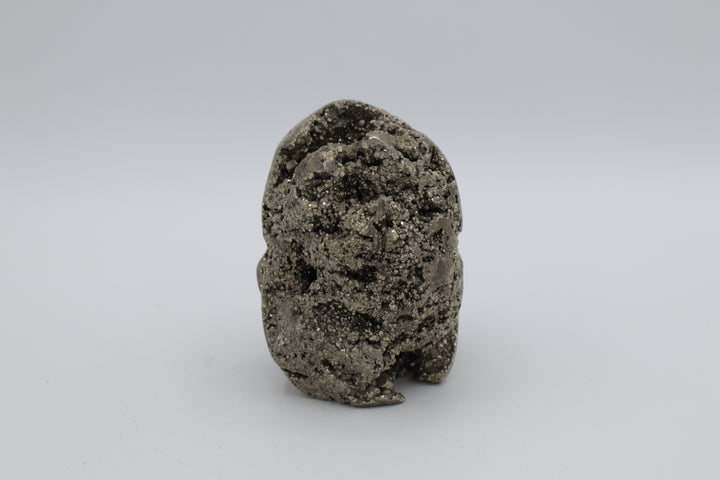 Pyrite Skull Carving