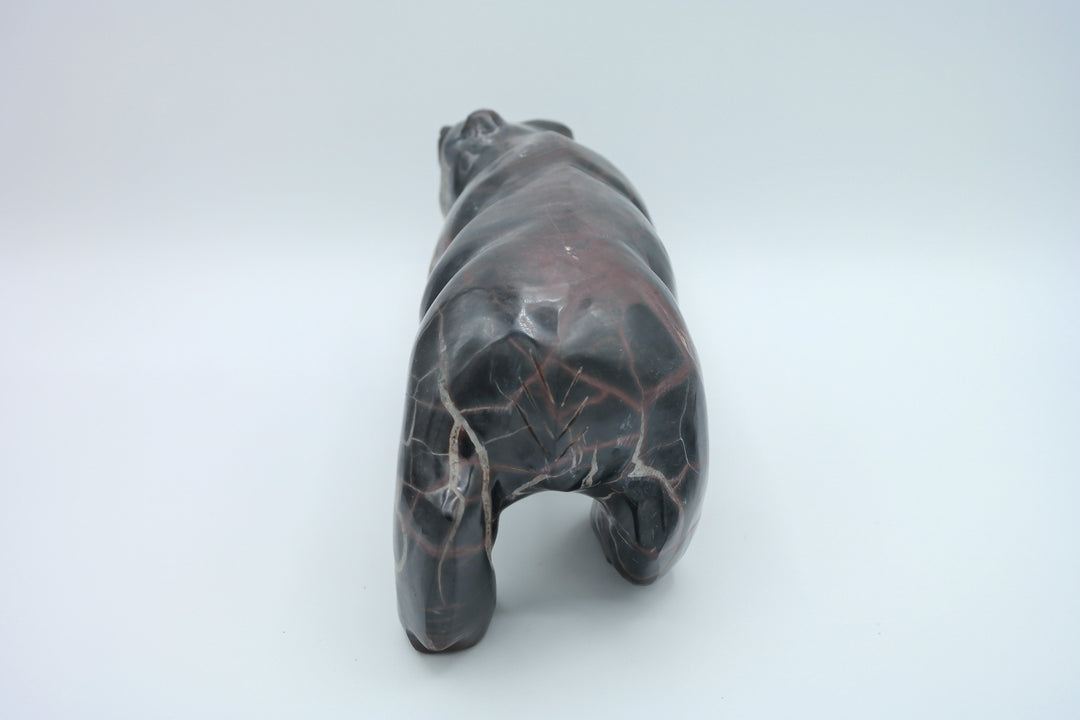 Septarian Bear Carving