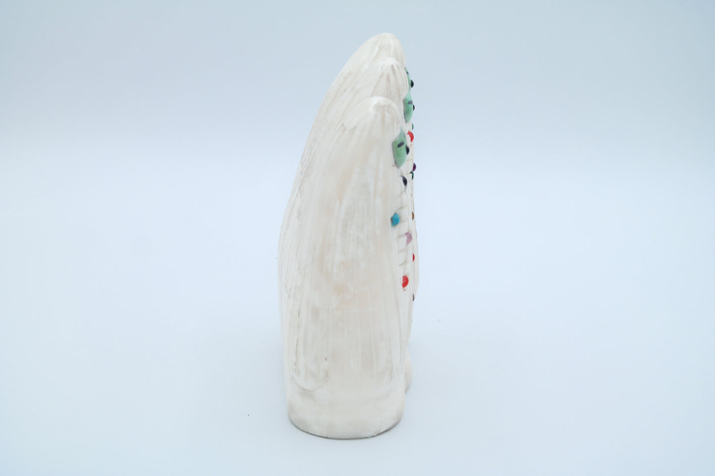 White Carrara Marble Corn Maiden Carving