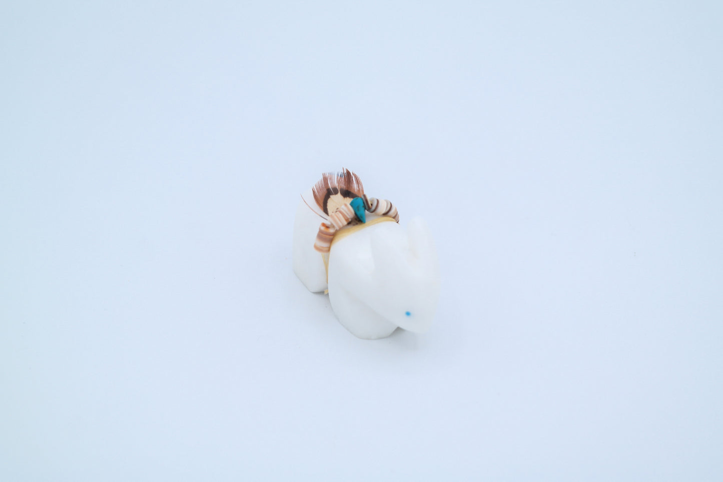 White Marble Small Rabbit Carving