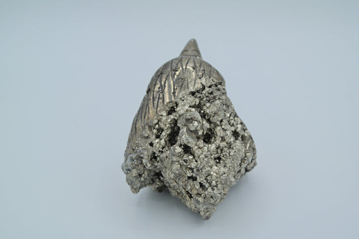 Pyrite Eagle Head Carving