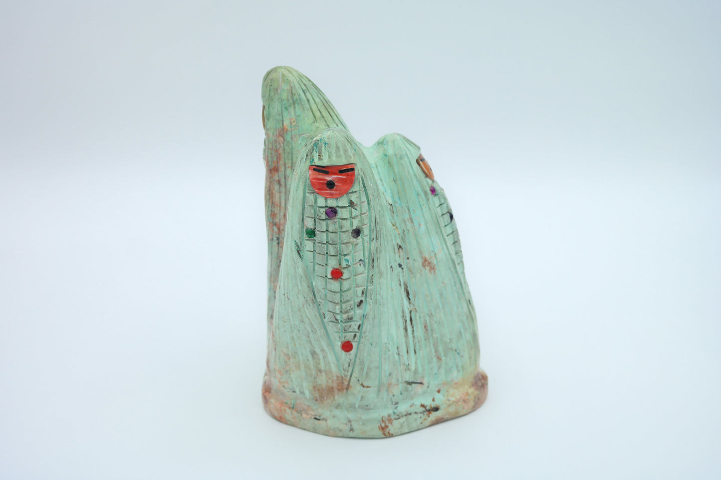 Turquoise Corn Maiden Carving