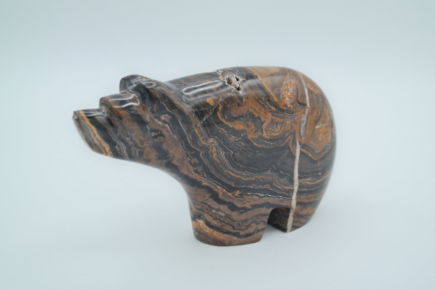 Stromatolite Bear Carving