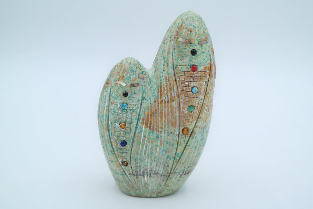 Turquoise Corn Maiden Carving