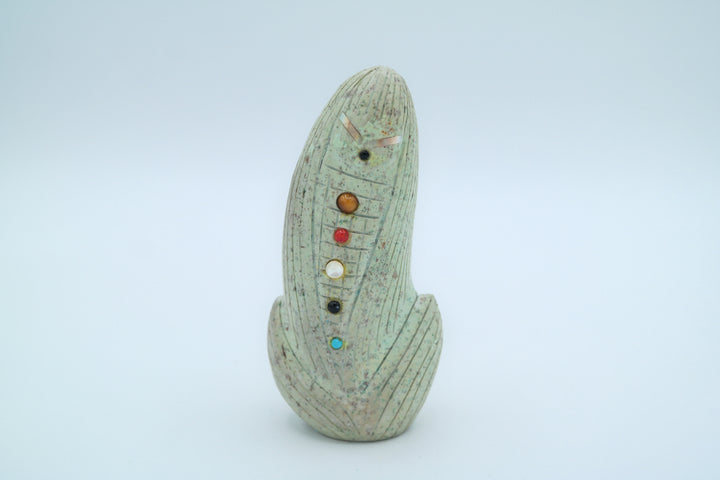 Turquoise Corn Maiden Carving