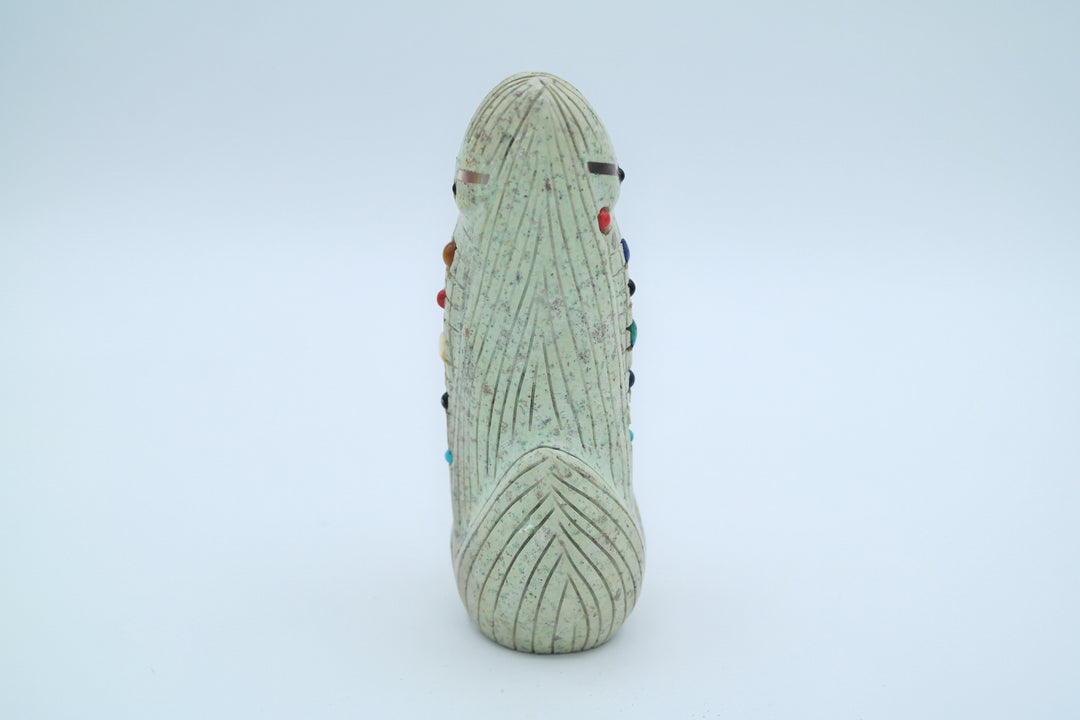 Turquoise Corn Maiden Carving