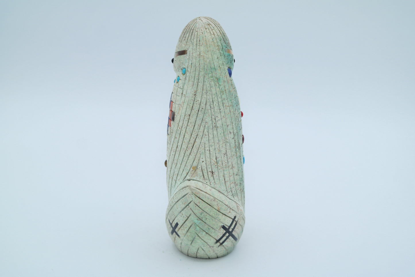 Turquoise Corn Maiden Carving