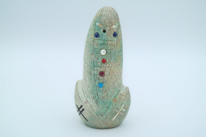 Turquoise Corn Maiden Carving
