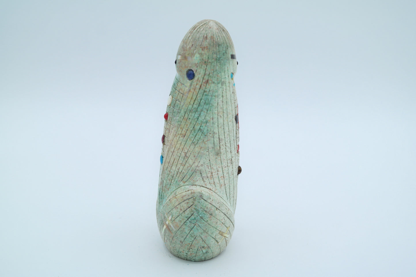 Turquoise Corn Maiden Carving