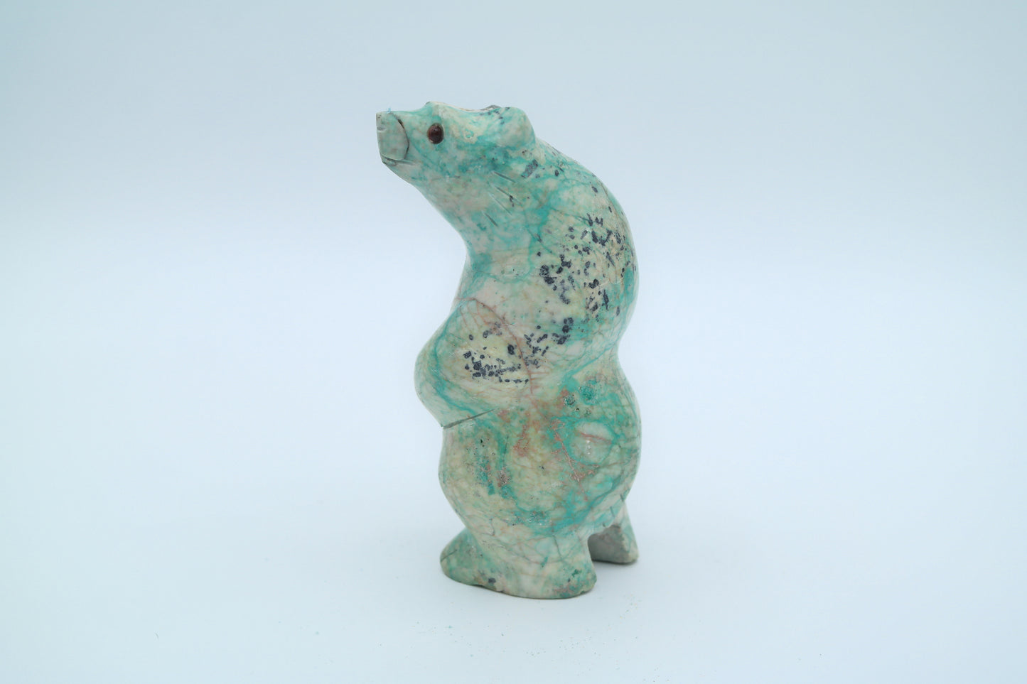 Turquoise Bear Carving
