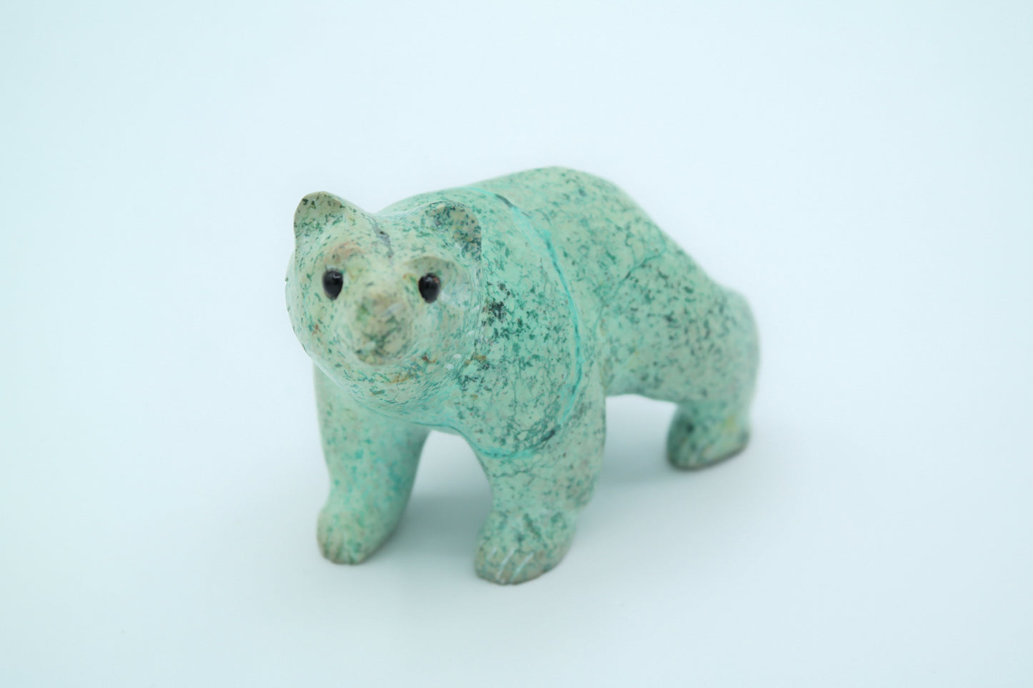 Turquoise Bear Carving