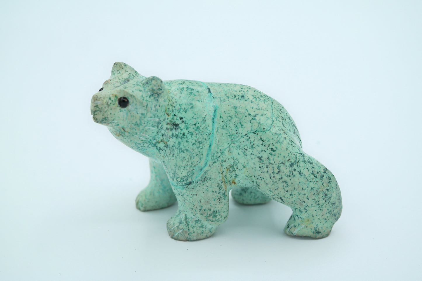 Turquoise Bear Carving