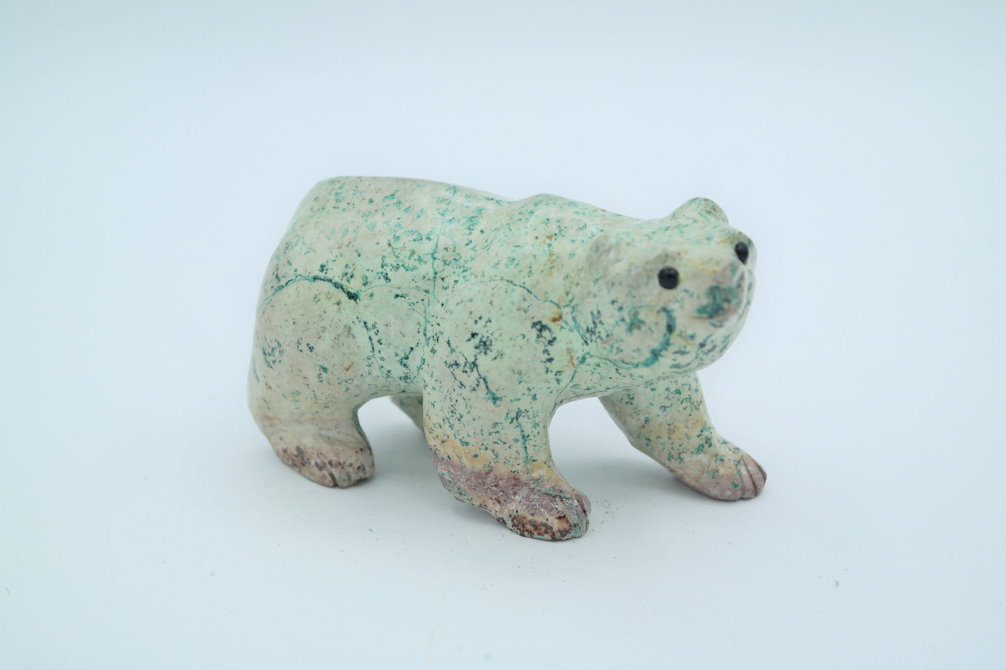 Turquoise Bear Carving