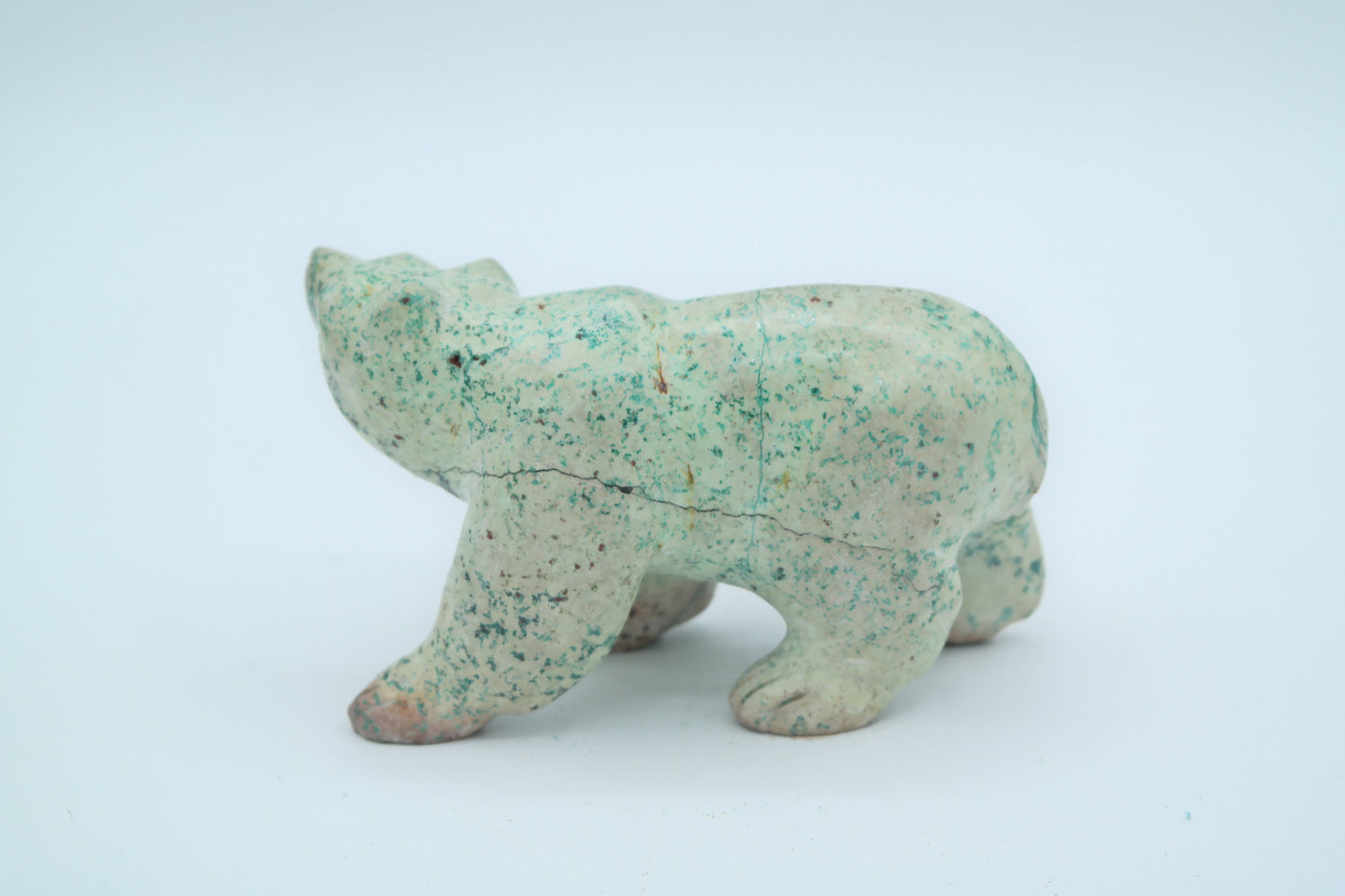 Turquoise Bear Carving
