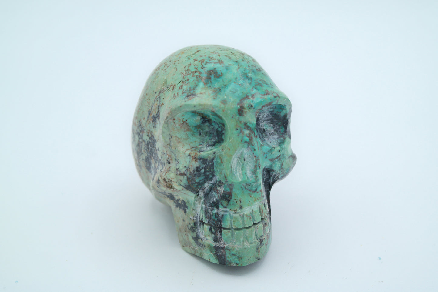 Turquoise Skull Carving