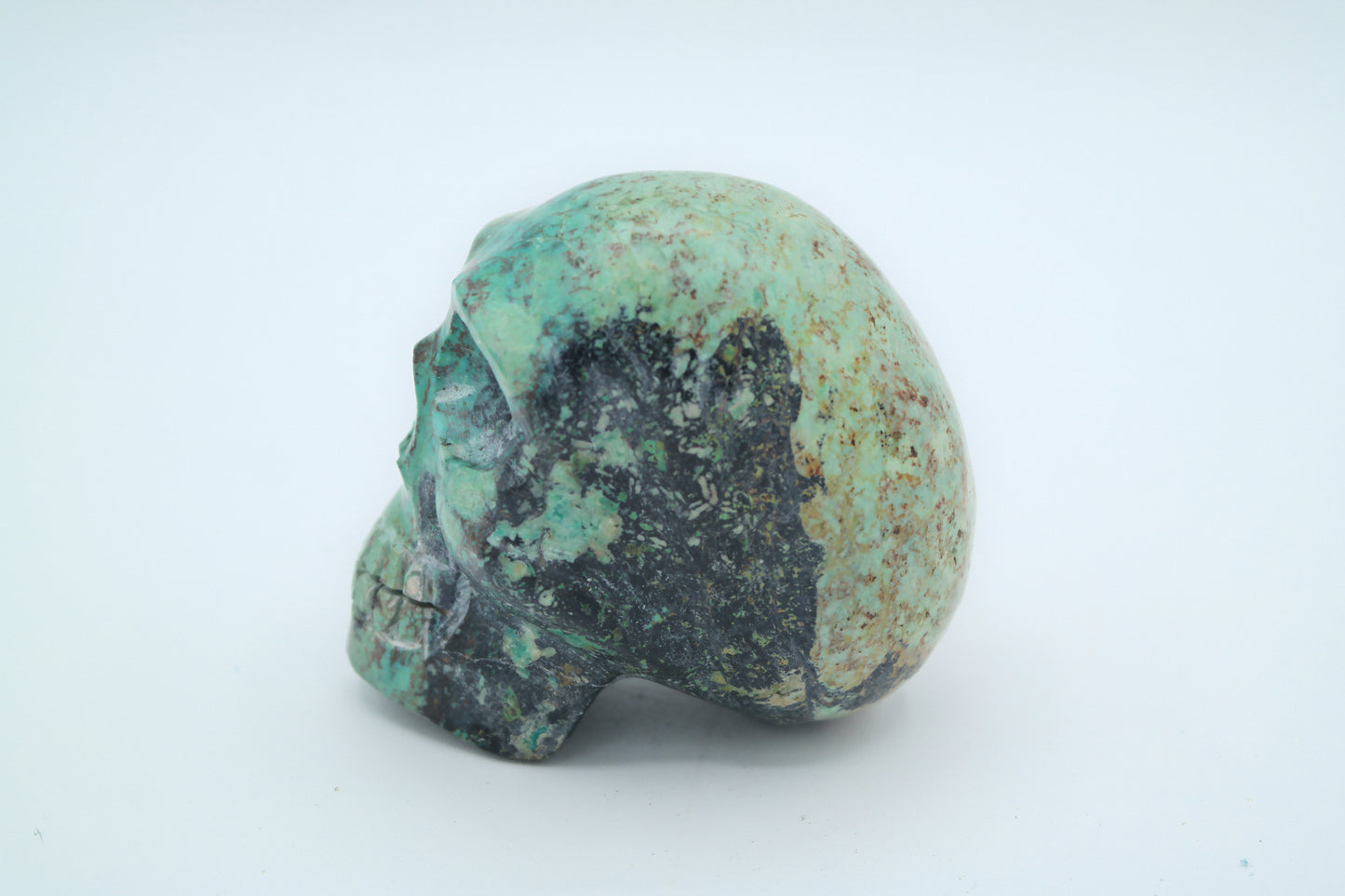 Turquoise Skull Carving