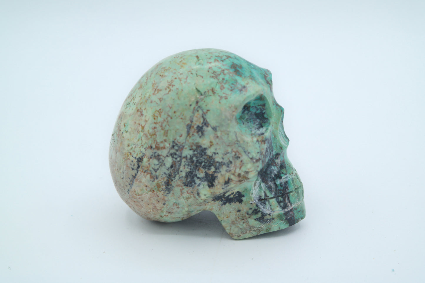 Turquoise Skull Carving