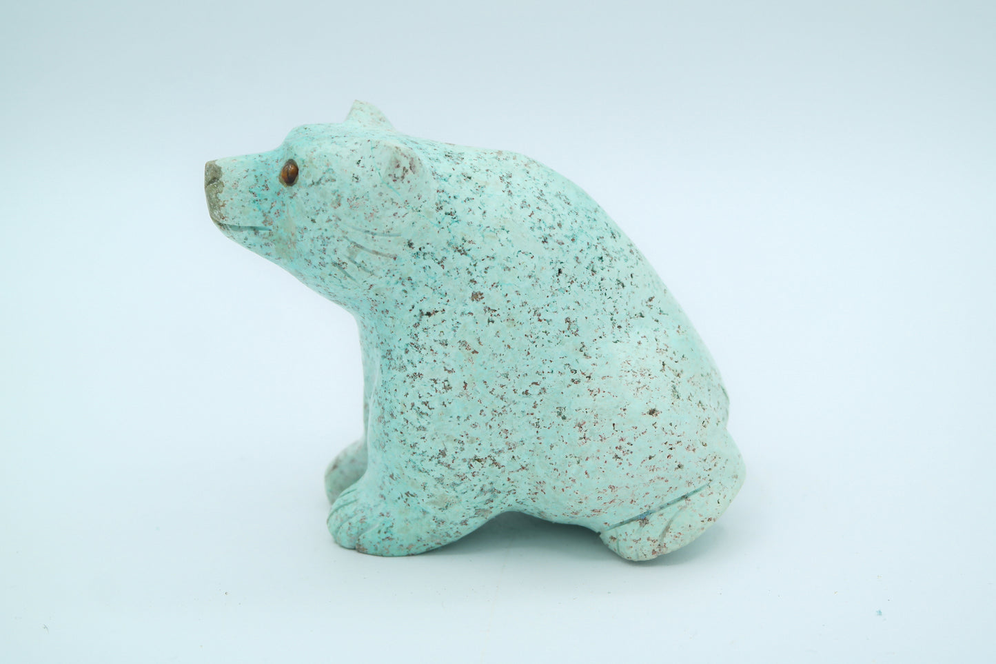 Turquoise Bear Carving