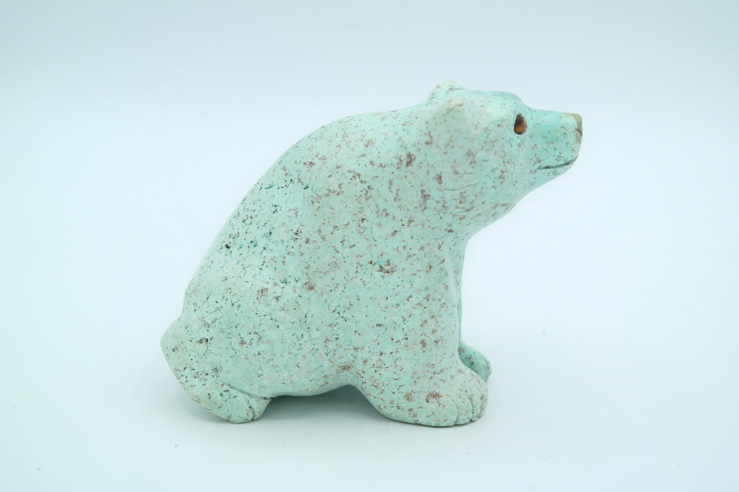 Turquoise Bear Carving